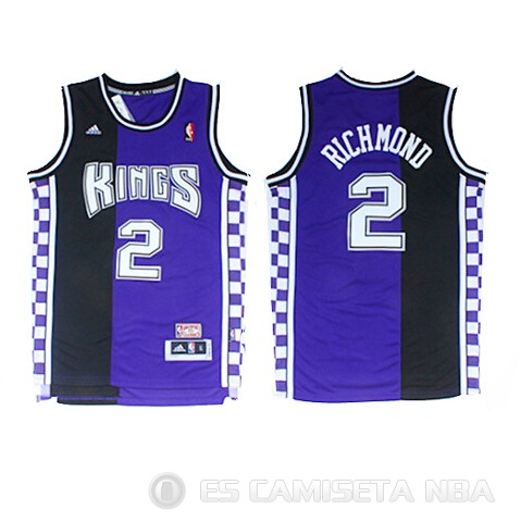 Camiseta Mitch Richmond #2 Sacramento Kings 2017-18 Violeta - Haga un click en la imagen para cerrar
